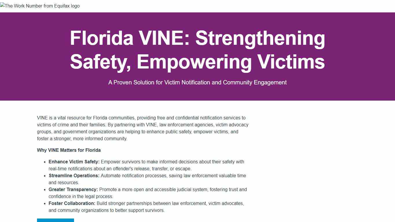 Florida VINE: Strengthening Safety, Empowering Victims
